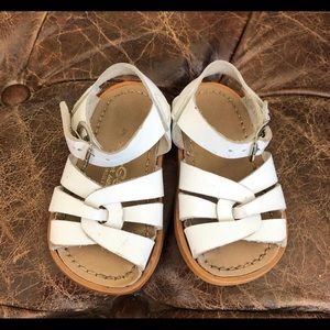 White Salt Water Sandals